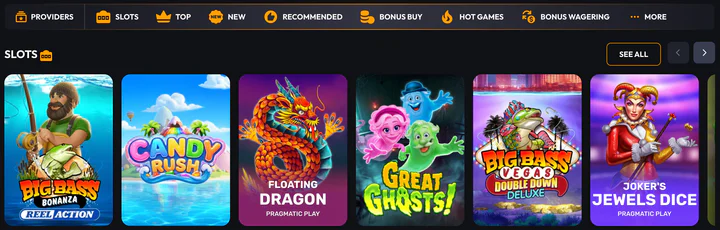 7Gear Casino slot machines and video slots collection